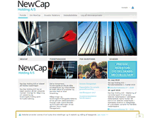 Tablet Screenshot of newcap.dk